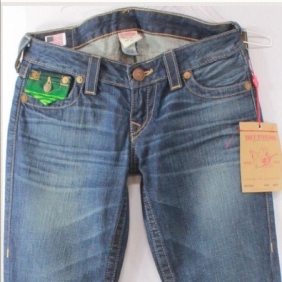 SALE True Religion Billy Baja colorful patch jeans - Picture 3 of 8